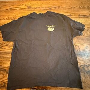 Comfort Colors Black Tee with Gold Graphic